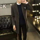 Шерстяное пальто, шерстяной плащ для школьников, облегающий крой