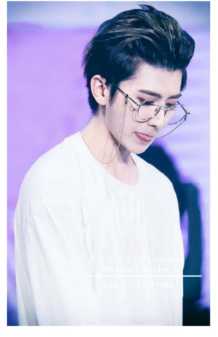 Cai Xukun với kính mắt nữ phiên bản Hàn Quốc của thủy triều retro khung tròn retro phong cách ulzzang cận thị nam mat kinh hang hieu