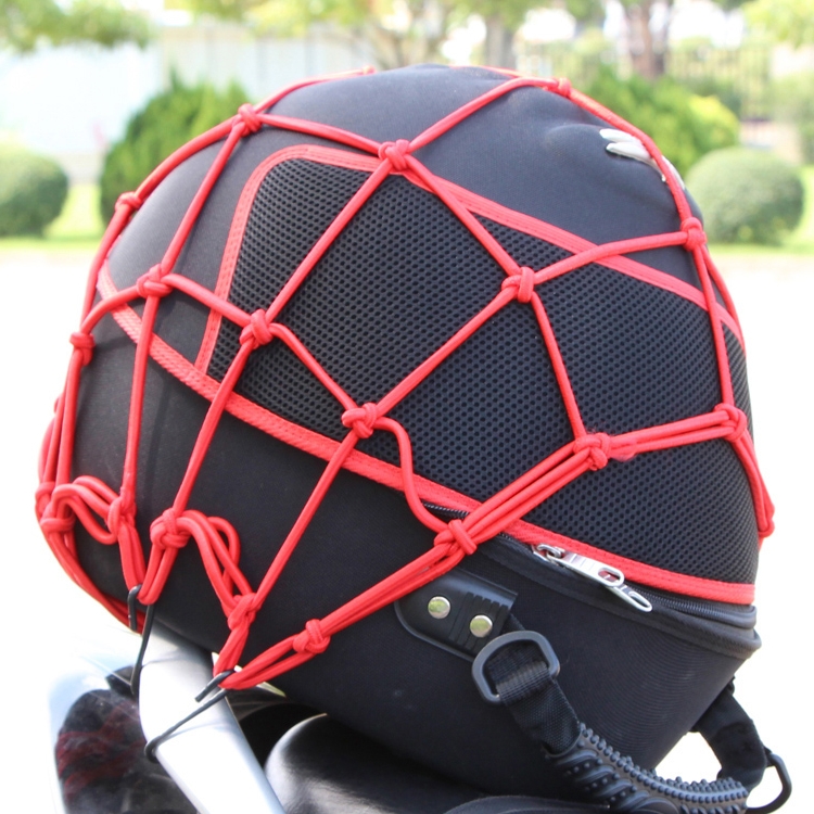 Riding Tribal Locomotive safety helmet Net pocket Bag Binding Mesh Mesh Hood Pull Rope Tied Rope Safety Helmet Rope Fixed Net Ligament