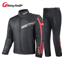 Riding tribal motorcycle locomotive clothing set mens summer spring autumn and winter seasons universal waterproof and rainproof off-road racing