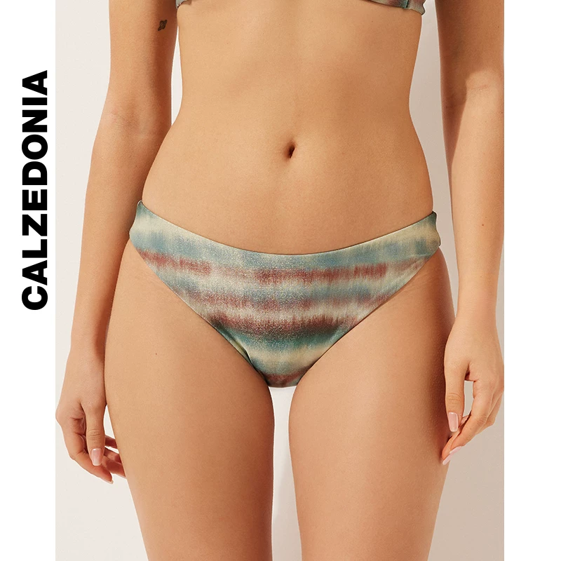 CALZEDONIA Kaze носки летний морской отдых мягкая тай-дай разделенный низ бикини 1859
