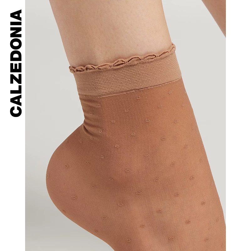 Калцедония Носки женские тонкие стильные модные светлые Matte Socks MODZ0233