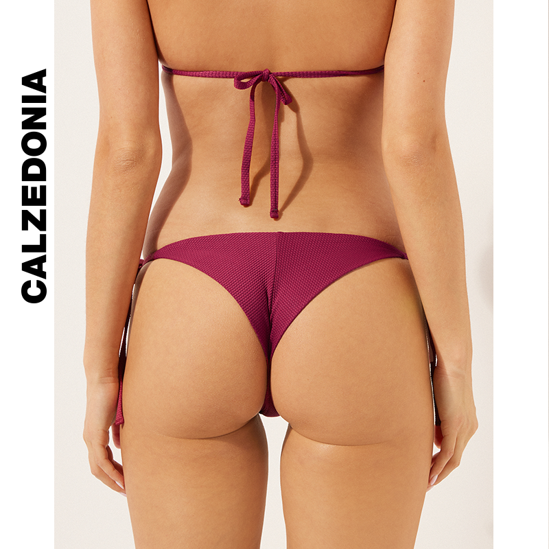 CALZEDONIA Kaze носки лето морской курорт текстура квадрат пряжка декоративный раздельный купальник 1866