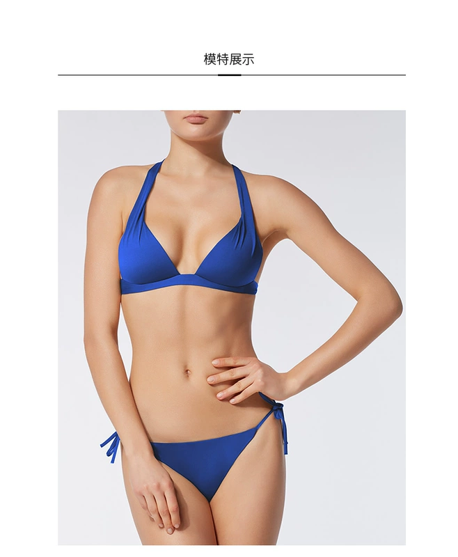 Bộ bikini dây mảnh màu retro gợi cảm của phụ nữ CALZEDONIA RTG1534 9841 - Bikinis