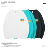 Tide, мужской лонгслив, осенний свитшот для влюбленных, хлопковая толстовка, в американском стиле