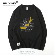 Autumn long sleeve men loose thin 2020 new top ins casual trend Joker T-shirt couple shirt Korean version