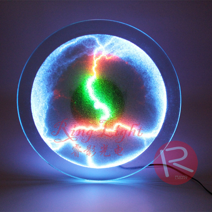 30 years of good quality - ins net red large size voice-activated lightning glow disc science and education creative personality decorative gift