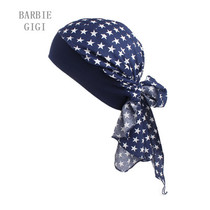 Retro pastoral forest personality fashion trendy cotton floral stitching head scarf straps Baotou headgear accessories headdress