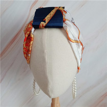 VINTAGE Bohemian simple chain pattern Baotou cap personality fashion casual muslim turban