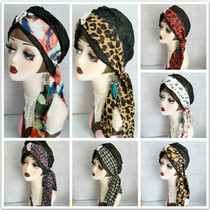 VINTAGE fashion hollow lace breathable retro court ladies streamers beaded Muslim headscarf head cap