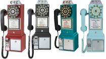 American Crosley CR56 Retro Vintage 50 s public dial-up landline telephone set