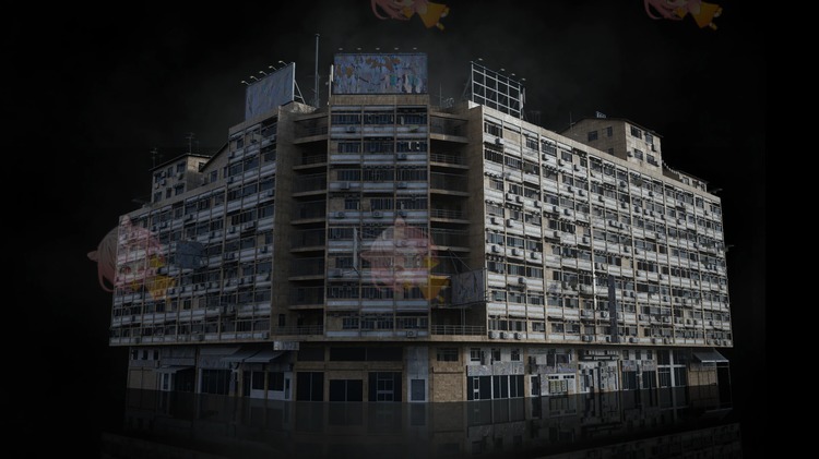 图片[11]-C4D blender室外未来贫民窟城市建筑废旧房屋大楼房子3d模型fbx设计素材 007-cg男孩