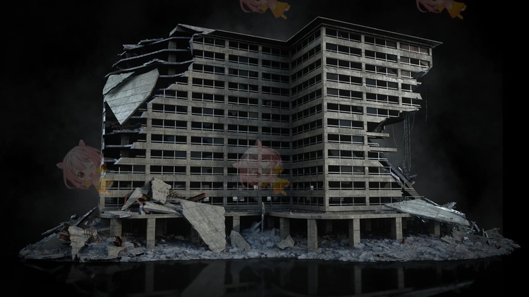图片[7]-城市都市战区废墟场景3D模型Kitbash3D-WARZONE K022-cg男孩