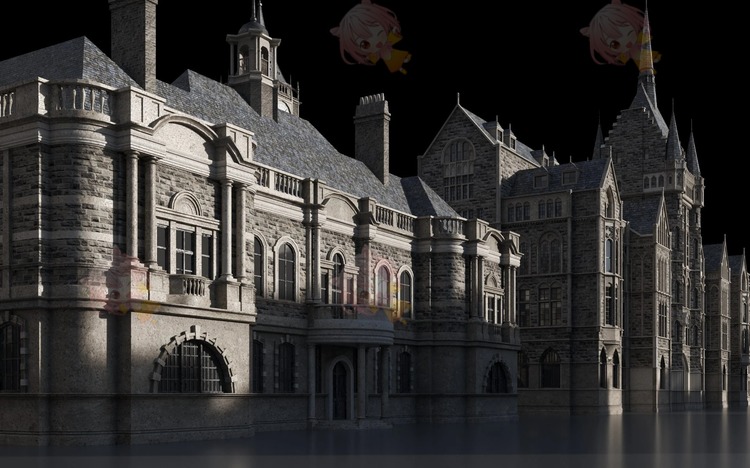 图片[6]-C4D维多利亚时代中世纪欧美maya建筑景观3D模型fbx立体obj素材K24-cg男孩