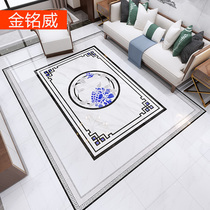 Throwing crystal brick floor tile new 800x800 living room Chinese tile mosaic imitation waterjet carpet tile floor tile floor tile center