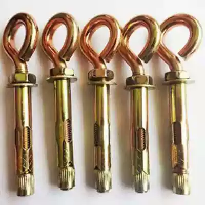 National standard with ring expansion screw drying clothes swing hanging sandbag hanging ring hook ceiling fan sheep eye circle integrated round