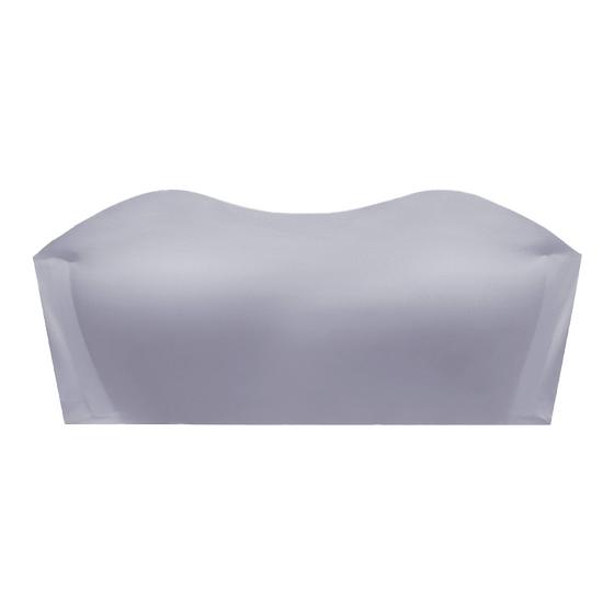 Strapless lingerie for women, anti slip gathered bra, anti glare inner outfit, hidden anti sagging bra for dancers
