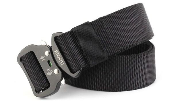 ENNIU hàng không nhôm khóa 3,8 hạt mô hình chiến thuật nylon đặc biệt lính ngoài vành đai đa chức năng huấn luyện quân sự ngoài trời vành đai - Thắt lưng nit bung