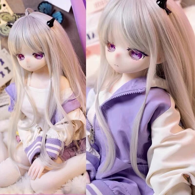Nana Bjd Anime Doll Clothes, Two-Dimensional Silicone Soft Doll Figurine, Life-Size 1:1 Movable Toy Doll