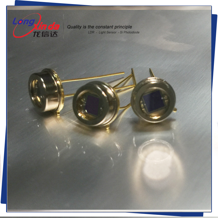 UV Enhanced Silicon Photodetector Diode Low Dark Current 190-1100nm TO-5 Package