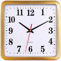 Square electronic bell table hanging bell living room mute home minimalist creative fashion exempt from punching quartz clock table hanging wall