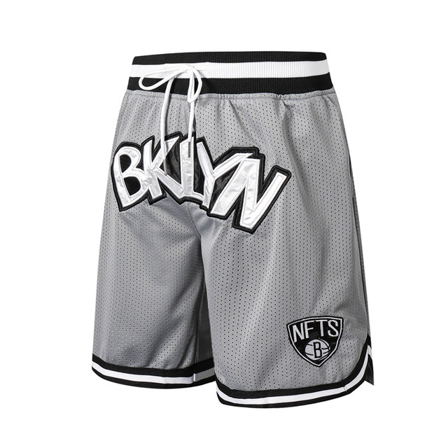 Embroidered sports shorts basketball pants men's casual loose street basketball sports pants quick-drying breathable American training pants