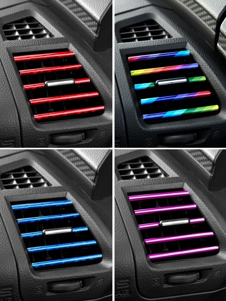 Applicable Honda Lingpai Intelligent CRV Automotive Air Conditioning Air Outlet Decoration Strip Clip Bar Retrofit Interior Leaf Bright Strip