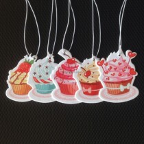 Car perfume pendant odorless and self-savoury 5-piece car fragrant sheet perfume hanging decoration except for the peculiar smell