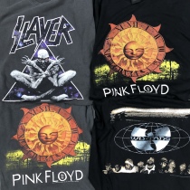 MKSZY alien rock band retro Tee Vintage WUTANG Bieber kanye short sleeves