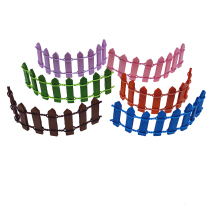 Bake cake ornaments decoration wooden Mini small fence fence Garden Garden series dessert dress up creative