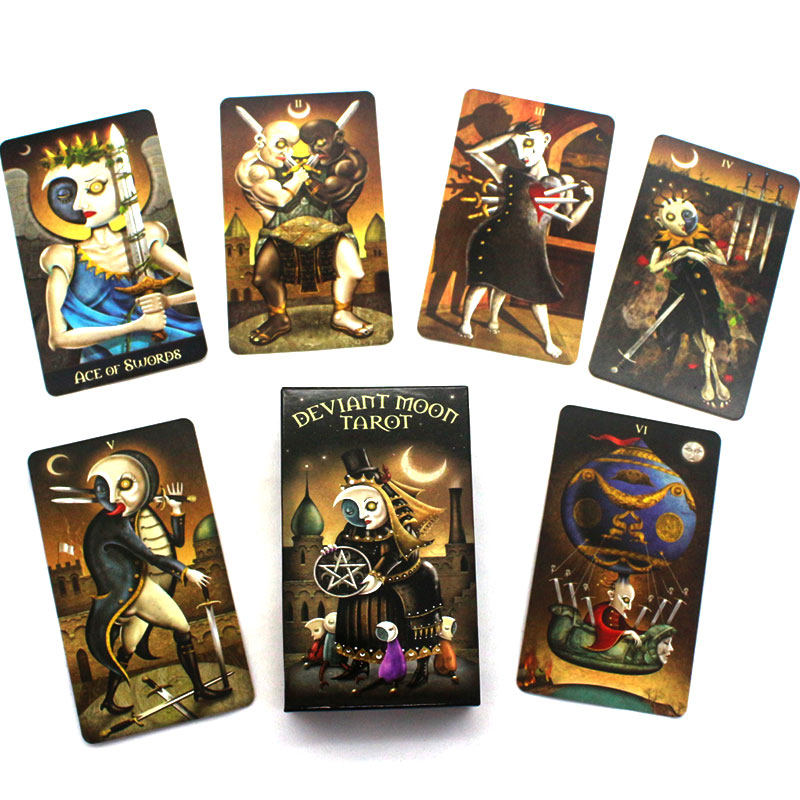 Spot Deviant Moon Tarot evil moon Tarot card collection full set of board game cards English version