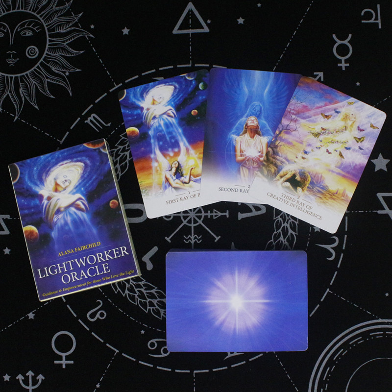 Lightworker Oracle Lightworker Oracle card board game card delivery card bag tablecloth