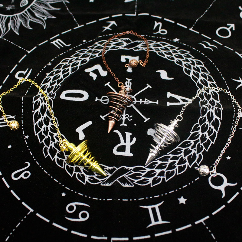 Entry-level Spiral Pendulum spiral tapered alloy metal Spiral pendulum pendant beginner application