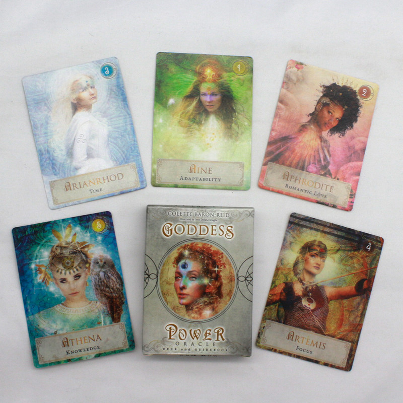 Goddess Power Oracle Cards Force Goddess of the Divine Encyclical Card Cards Cards Delivery Bag Table Cloth