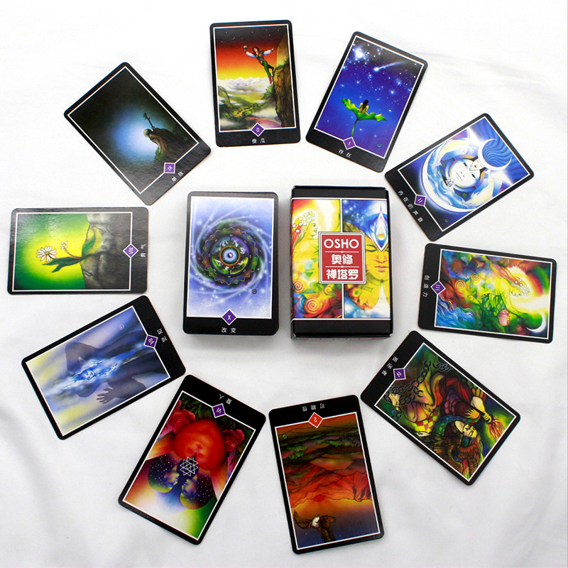Spot Osho Zen Tarot Ou Zen Tarot Cards Genuine full collection Table tours Delivered Cards Bag Table Cloth