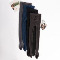 Wanwan limited good wear practical thin fleece wool pantyhose bottom socks gift box 18120104