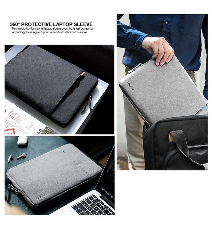 Mỹ tomtoc Notebook Sleeve nữ sư MacBookPro / air13.3 inch của Apple túi máy tính xách tay nam - Phụ kiện máy tính xách tay