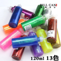 120ml large bottle of green onion glue with glue Glue powder flash glue diy graffiti painting gold powder glue