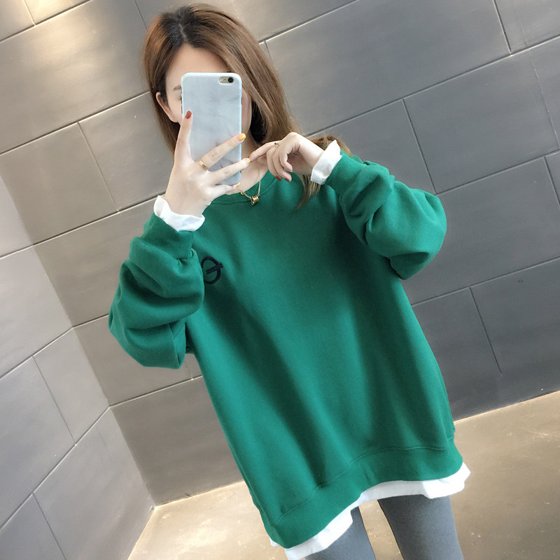 Early spring casual tops women's 2021 new item loose spring and autumn thin models European station Yangpai European goods tide tops coat
