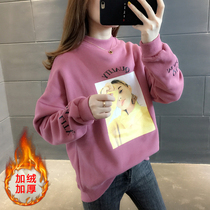 Super fire cec vests plus velvet thickened 2021 New Tide ins female autumn and winter Korean loose waitmore coat