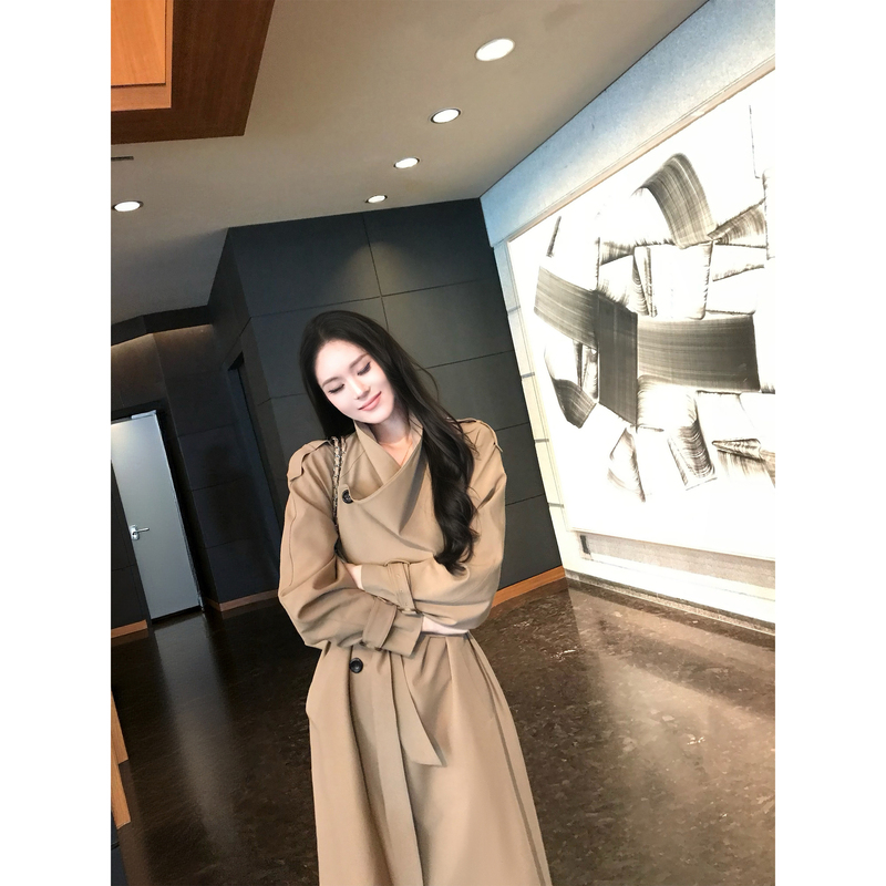 5Werkwen Main Line Series | Kitagawa Kiko 2.0 Long Vintage Trench Coat with Drape Effect, Two-Way Wear Mid-Length Coat. 5Werkwen Main Line Series | Kitagawa Kiko 2.0 Long Vintage Trench Coat with Drape Effect, Two-Way Wear Mid-Length Coat.