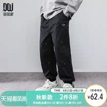  A lot of childrens pants big boys boys sports pants trousers autumn 2021 new loose-legged casual pants trend