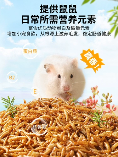 Buka Star Bread Worm, сухой хомяк -закуски косы курица корм для птиц пищевая черепаха пища пища золотой шелковый медведь ежа ежа hedgehog