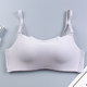 Seamless tube top underwear women's small chest gathered no steel ring girlish style summer thin section wrapped chest type anti-light bra