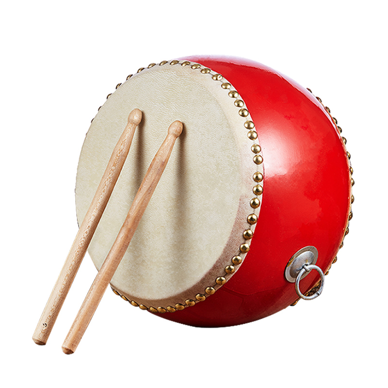Dancing drum teaching special drum leather cowhide Chinese Tang drum red drummer drum instrument hand playing professional percussion instrument