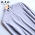 Cashmere Miki áo len cashmere nguyên chất nam nửa khóa kéo cao cổ áo thun áo len dày kinh doanh bình thường chạm đáy áo len - Áo len Cashmere áo thun nam Áo len Cashmere