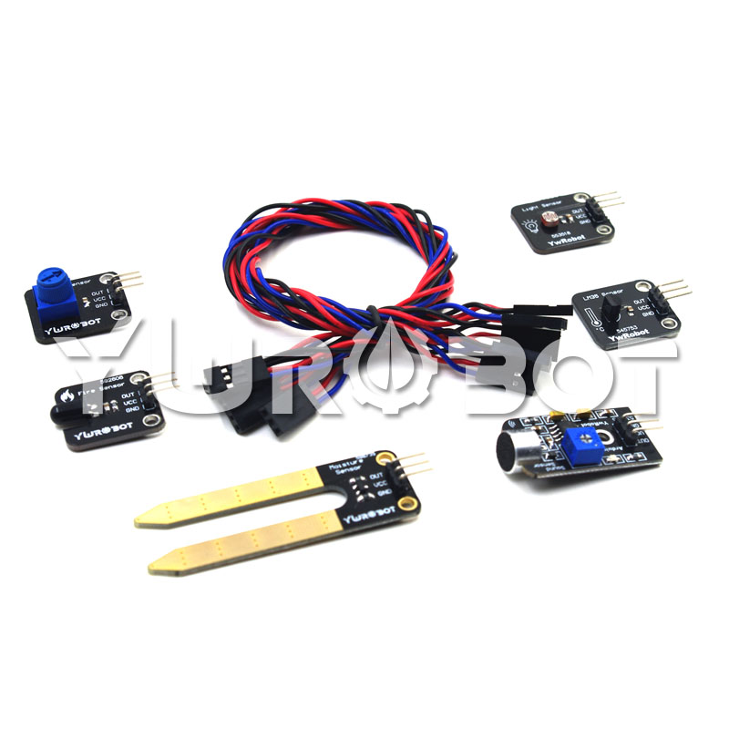YwRobot is suitable for Arduino kit common analog sensor sound brightness flame module