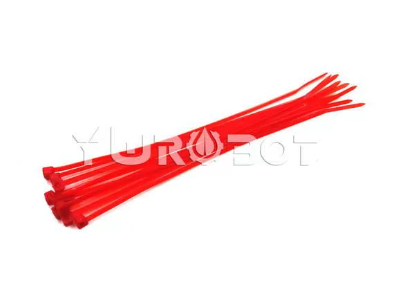 [YwRobot] Các công cụ phổ biến Màu cáp nylon Tie 3 * 100mm Khai thác hoàn thiện Đỏ 50 Gói - Bộ sửa chữa xe đạp điện