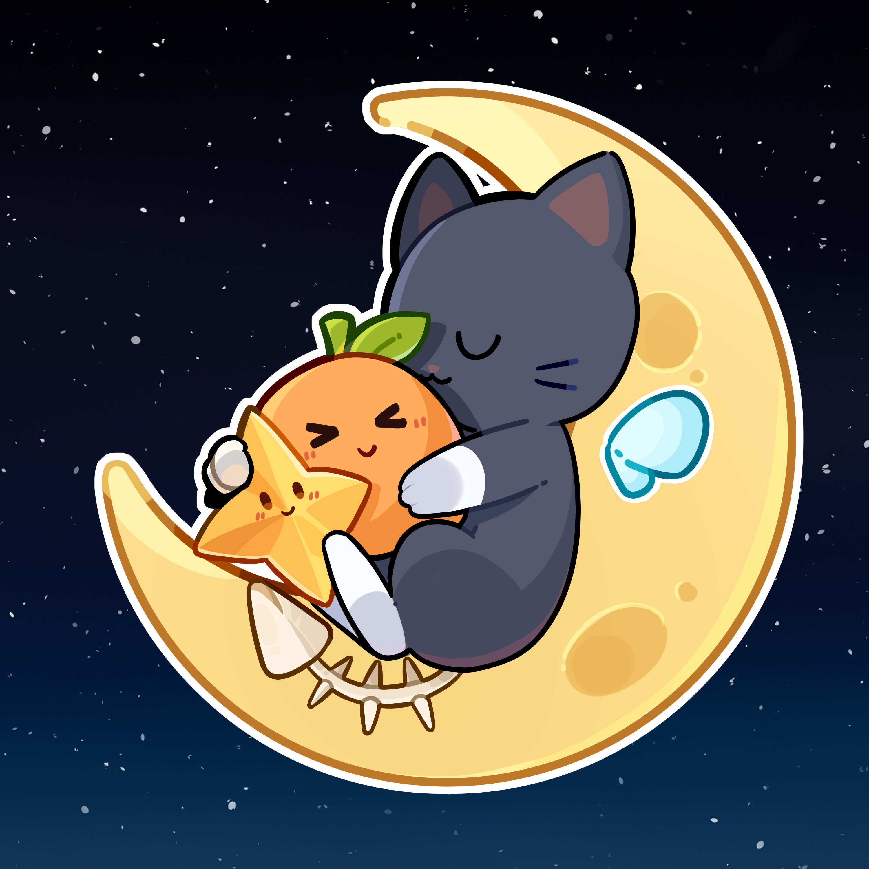 烧水壶社 原橙橙与猫猫的LOGO