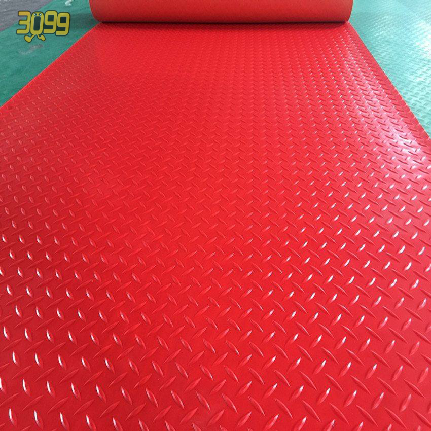 Floor mat thickened wear-resistant foyer red plastic doorway Indoor waterproof non-slip fireproof plastic Carpet leather plastic